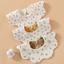 Hai Mặt Cho Bé Nước Bọt Khăn Cotton Nguyên Chất Chống Thấm Nước Yếm Gạc Mềm Mại Cho Bé Sơ Sinh Chống khạc nhổ Sữa Cánh Hoa Yếm 44JR