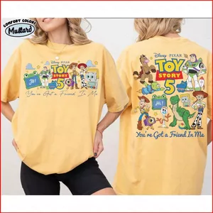 GC1 2026 Câu Chuyện Đồ Chơi 5 Hoạt Hình Mềm Áo Thun Woody Lenny Mr Spell Tee Youve Got A Friend In Me Áo Sơ Mi GC1