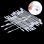 FAVORITEGOODS 25 / 50 Cái Swabs làm sạch dùng một lần, Que bông không bụi loại bỏ bụi mịn, Đầu sợi không mịn chính xác Đầu bông dính hai đầu làm sạch tai nghe