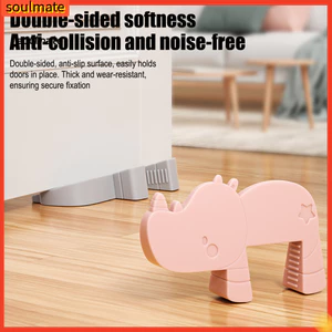 Linh hồn| Nút chặn cửa không bị hư hỏng Bộ đệm cửa silicon Hình nút chặn cửa silicon – Nêm cửa an toàn cho bé Ngăn chặn va đập cho thú cưng Bảo vệ chốt cửa nặng để sử dụng tại nhà