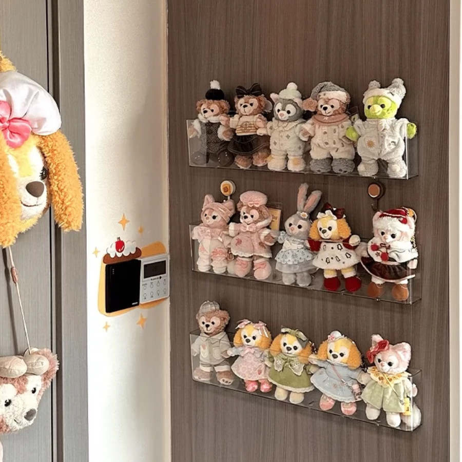 Kệ Để Sách HomeMate Trong Suốt Dán Tường, Giá Đựng Truyện Cho Bé Nhựa Acrylic Tối Giản