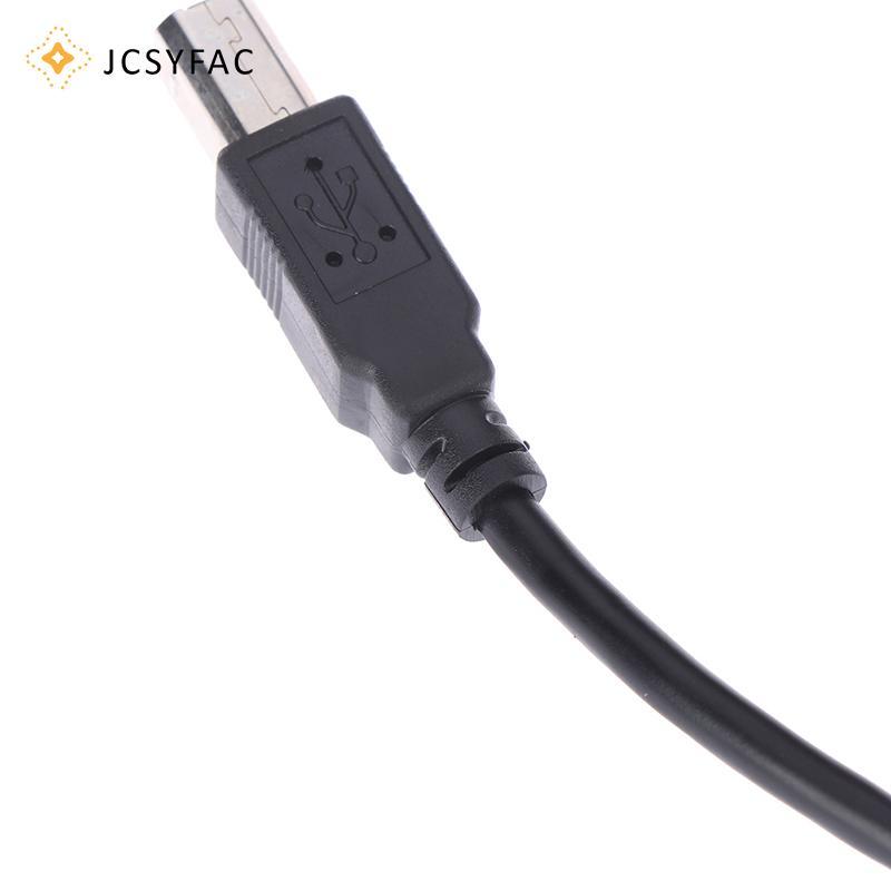 Cáp nối dài máy in JCSYFAC USB 2.0 Type B từ đực sang loại B có bảng điều khiển gắn mới