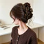 Thời Trang Da Báo In Hình Bướm Nơ Tóc Vuốt Kẹp Tập Tóc Updo Tạo Kiểu Móng Vuốt Mặt Nhỏ Cá Mập Kẹp Tóc Phụ Kiện Dành Cho Nữ