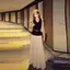 Áo dệt kim ngắn tay cổ chữ V sang trọng + Áo ôm dáng rộng hơn xếp li