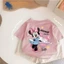 Sét Bé Gái HỌA TIẾT MICKY GIẢI NGÂN HÀ QC60 K.Kid Bộ Mùa Hè Chất Cotton Mềm Mát Size 8-20 kg M88