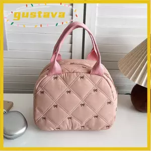 Túi đựng đồ ăn trưa GUSTAVA, Túi đựng mỹ phẩm dung tích lớn di động, Túi xách nơ ngoài trời
