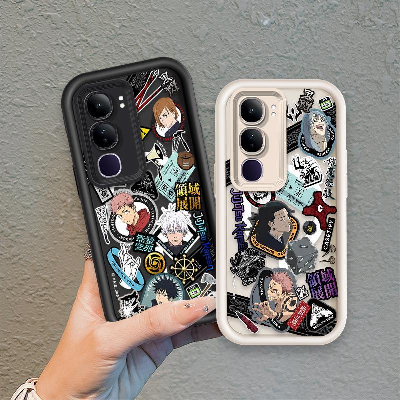 Ốp Lưng Cho VIVO Y19S Pro Y29 4G Hoạt Hình Silicon Mềm Ốp lưng TPU Jujutsu Kaisen Anime Mắt Thiên Thần Chống Sốc Ốp Lưng