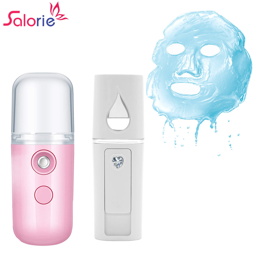 Máy phun sương Nano Salorie 20 / 30ml Máy hấp mặt Thiết bị làm đẹp Da dưỡng ẩm Sạc USB