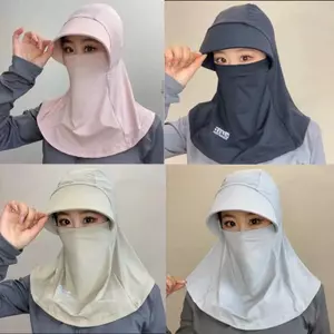 Mũ Chống Nắng Nữ Vành Rộng Fullface Cao Cấp – Tích Hợp Khẩu Trang, Chống UV Toàn Diện, Che Mặt Cổ Hiệu Quả Khi Ra Đường