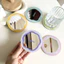 Miếng Lót Cốc Gương Acrylic Phong Cách Ins Hàn Quốc Dễ Thương Chống Nước Chịu Nhiệt Kiêm Gương Trang Điểm Decor Bàn Học Đẹp