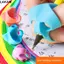 LAKAM Silicone Pencil Grips Đào tạo Ba ngón Thư pháp Viết Hỗ trợ Grip