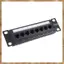 CAT6 8 Cổng Bảng Điều Khiển Giá Mạng 6,89 Inch 1U Giá Gắn Với Ổ Cắm RJ45 Cho Khung Phân Phối Gia Đình