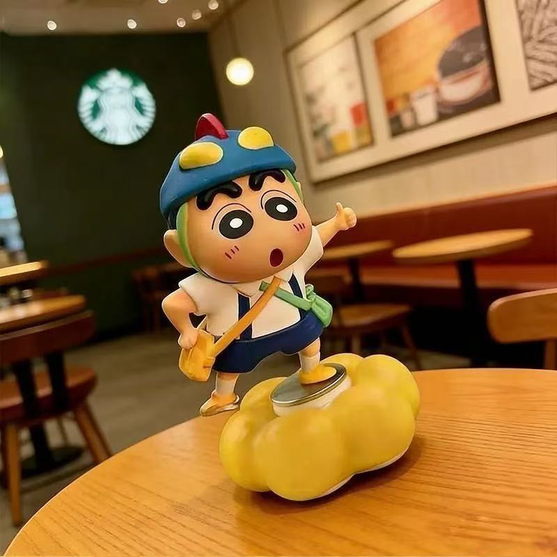 2026 Xoay Crayon Shin-Chan Xe Để Bàn Trang Trí Văn Phòng Nội Thất Quà Tặng 26.5.11