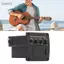 Guansfs Bộ chỉnh đàn guitar màu đen 2 băng tần EQ Acoustic cho phòng thu sân khấu thực hành với các điều chỉnh âm trầm và âm bổng Dễ dàng cài đặt Được thiết kế để tồn tại lâu dài