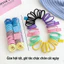 Bộ Dây Buộc Tóc Vải Mềm, Dây Thun Tóc Không đau đầu, Nhiều Màu Pastel, Gói 50 Chiếc