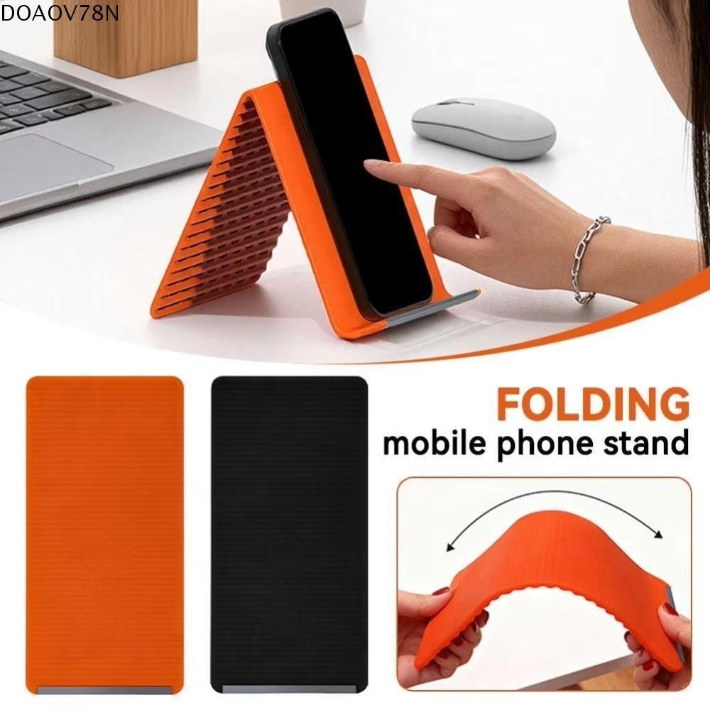 Giá đỡ điện thoại silicon đa góc linh hoạt, có thể gập lại, chống trượt, điều chỉnh, để bàn/máy tính bảng