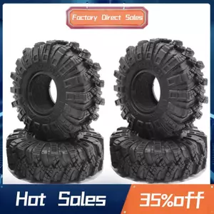 4 62mm 1.0 Inch Bùn Mềm Địa Hình Lốp Cao Su Bánh Xe Lốp Cao Su Cho 1 / 24 RC Xe Bánh Xích SCX24 Phần
