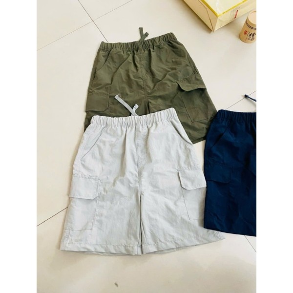 Quần Short Trẻ Em Túi Hộp - Mềm, Mát, Lên Form Cực Chất Bé Mặc Đi Học Đi Chơi Đều Đẹp