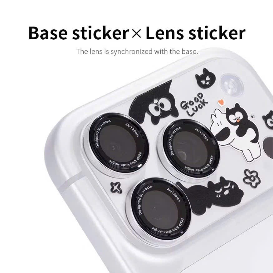 [Chính Hãng] Miếng Dán PET Sticker Hoda Wallart AYYHB Cho IP17 ProMax - Nhám Mờ Thời Trang, Chống Trầy Xước Cụm Lens Cam