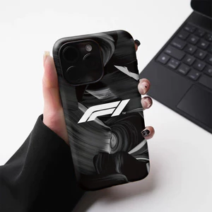 Chữ cái đua F1 đơn giản mát mẻ Thích hợp cho iPhone 17Promax 16Pro 15 11 12 13 14 xs XR 17Air Vỏ cứng hai lớp chống sốc NPPA