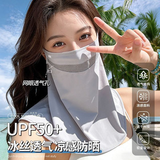 Mặt nạ chống nắng cho mùa hè, mạng che nắng thoáng khí và chống UV khi đi xe đạp, thiết kế unisex, dễ điều chỉnh - A10