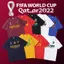 Áo thun ngắn tay cho người hâm mộ bóng đá - Đức, Brazil, Pháp, Anh, Argentina và Bồ Đào Nha