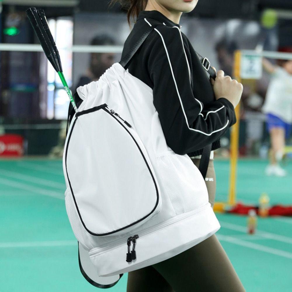 Ba lô cầu lông SAVORBOX chống thấm nước, đựng giày và vợt pickleball, túi tennis đa năng với dung tích lớn