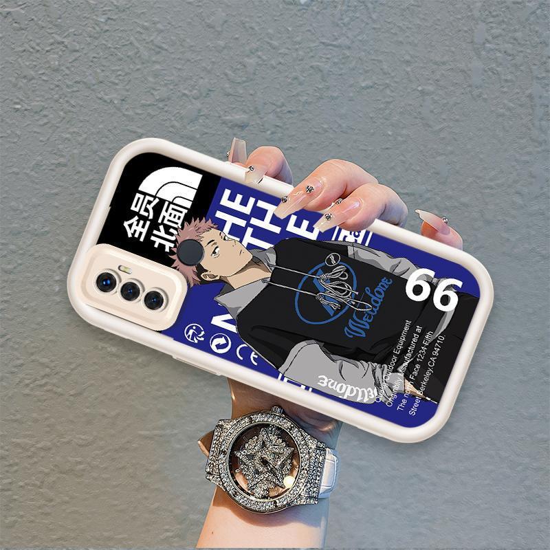 Ốp Cho OPPO A53 2020 A33 2020 A32 Vỏ Điện Thoại Mềm Cầm Tay Silicon Hoạt Hình TPU Jujutsu Kaisen Anime Mắt Thiên Thần Chống Sốc Ốp Lưng