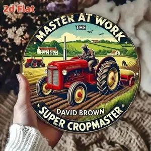 CIFbuy Vintage Kim Loại Tín Hiệu Retro Trang Trại Máy Kéo Treo Tường Nghệ Thuật Trang Trí Cho Người Hang Nhà Để Xe Quán Rượu