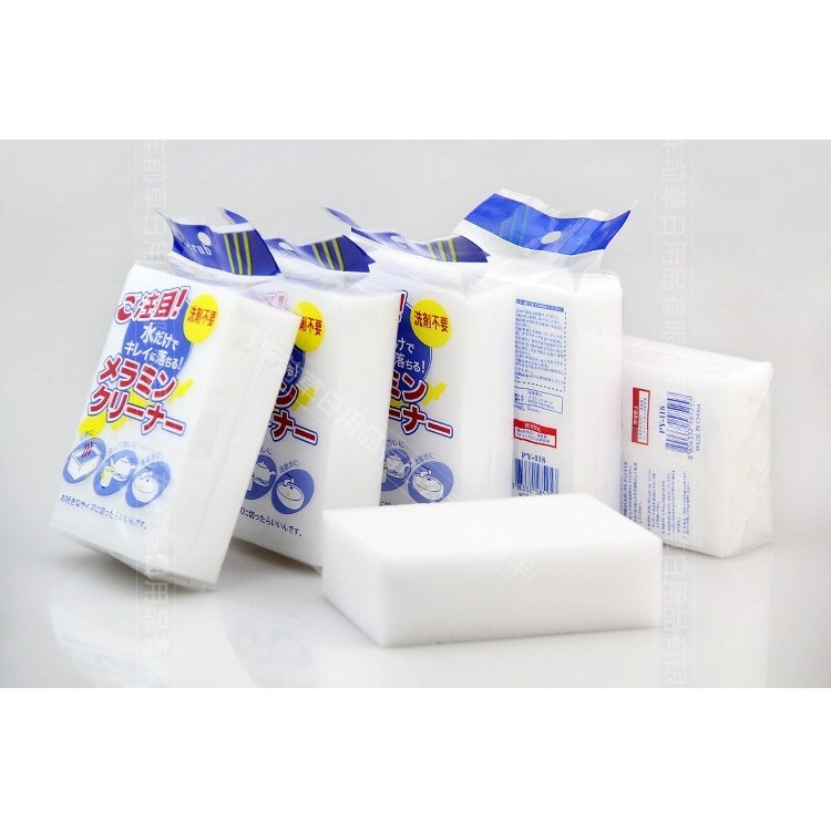 Bộ 10 Mút Xốp Melamine Tẩy Rửa Đa Năng Làm Sạch Mọi Vết Bẩn- Vết Bút Chì Vẽ Tường- Cọ Rửa Bát Trắng- Bông Cọ Đa Năng