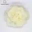 Nhíp trắng camellia thổ cẩm thời trang Hàn Quốc, dùng để xòe ve áo và chân đầm