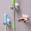 Kẹp Giữ Cây Lau Nhà Kèm 2 Móc Phụ Treo Đồ - Móc Treo Chổi, Treo Ô, Đồ Dùng