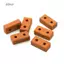 Mô hình gạch mini thật DELMER, 1 / 12 1 / 16 Đồ chơi gạch giả DIY màu đỏ, Gạch thu nhỏ bê tông Mô phỏng mini nhỏ bền Mô hình gạch mini Mô hình đồ chơi trang trí trẻ em