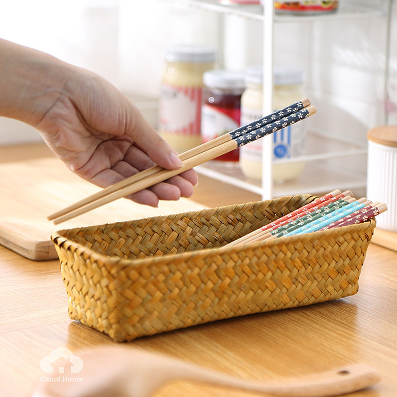 Đũa tre kiểu Nhật có hoa văn, dùng trong nhà bếp, thích hợp để chiên rán.