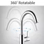 Vòi bếp KOHLER Taut với vòi cong - tay cầm chốt, K-21368T-4-CP