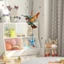 Chuông gió chim ruồi Sân vườn Chuông gió nhỏ để trang trí tiệc tại nhà Trang trí sân vườn Acrylic