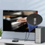Bộ chuyển đổi cổng hiển thị YRBWD, Bộ chuyển đổi DP1.4 8K 60Hz DP Nam sang Nữ, Bộ mở rộng cáp DP góc 90 độ Hình chữ L Bộ chuyển đổi DP dọc Màn hình chơi game