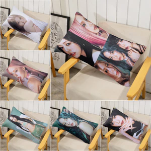 Vỏ gối ITZY 'Motto 'Vỏ gối bằng vải Polyester hình chữ nhật một mặt, có thể giặt được, Thích hợp để trang trí phòng khách giường Sofa (Không bao gồm lõi)