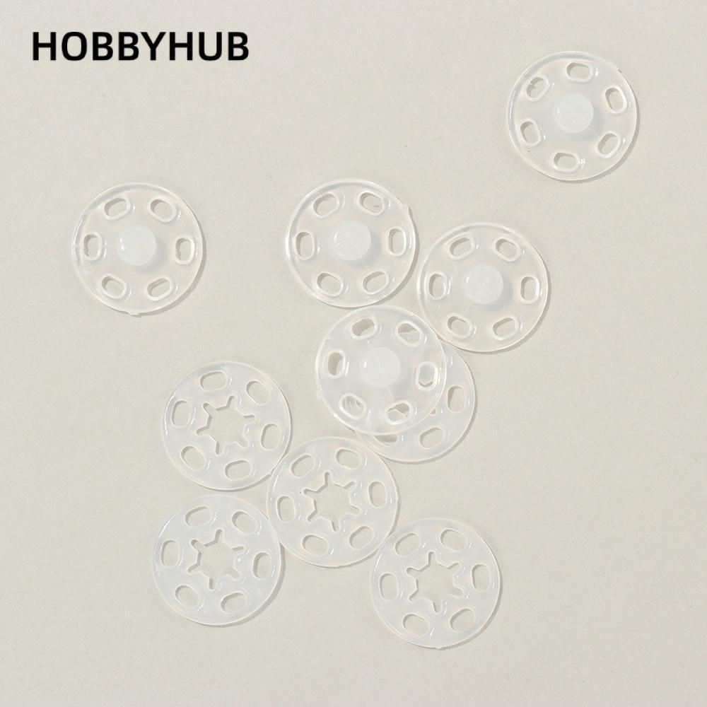HOBBYHUB 100 chiếc Nút bấm ABS Snap Crafts Dây buộc