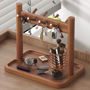 Nhiều Lớp Để Bàn Cốc Giá Bogu Giá Trung Quốc Phong Cách Retro Trà Bộ Trà Zisha Ấm Trà Giá Trưng Bày Đồ Trang Trí Giá Trưng Bày