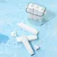 ITRUMPET Khuôn Popsicle cũ, có nắp Khay đá thanh dài bằng silicon, Khuôn làm đá di động bền bỉ Dụng cụ nhà bếp