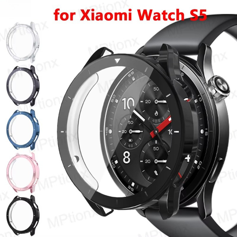 TPU Dành Cho xiaomi Watch S5 Ốp Lưng Phụ Kiện Bảo Vệ Màn Hình Cho Mi Watch S5 Vỏ TPU Mềm + Phim Full Cover Vỏ Bảo Vệ