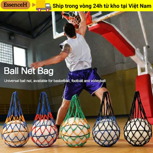 Túi nylon ESSENCEH, Túi đựng bóng rổ dệt nylon, Bóng mang theo nhiều màu Bóng chuyền bỏ túi