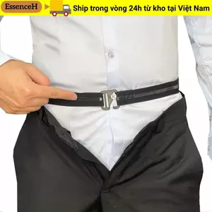 Dây thắt lưng ESSENCEH, Áo sơ mi giữ đàn hồi tốt nhất chống nhăn, Thắt lưng chống trượt dành cho doanh nhân Nylon