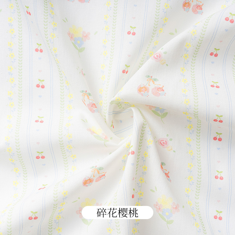 Phong Cách Nông Thôn Vải Cotton Nguyên Chất In Hình Cho Váy May Mặc Nhà Quần Áo Trẻ Em Vải Trang Trí Handmade DIY Vải
