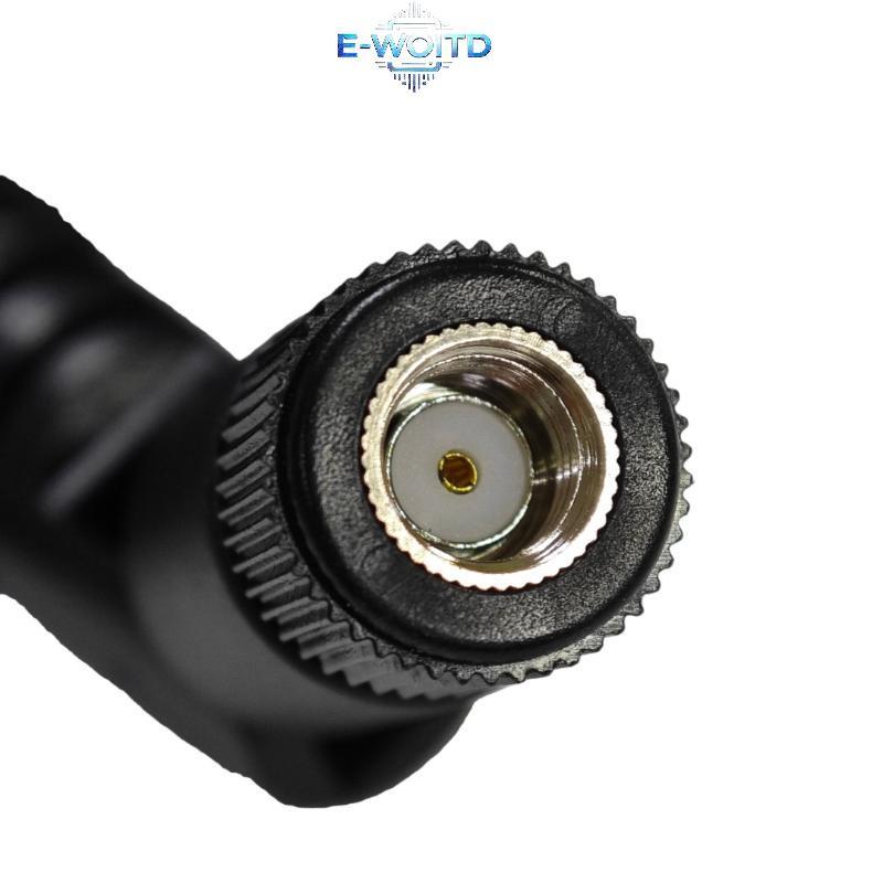 E-WOITD 1 Cái Tăng Cao 8dBi Bộ Định Tuyến Bên Ngoài Tăng Cường Tín Hiệu Định Hướng Trên Không 2.4GHz Wifi Wlan Ăng Ten MIMO Không Dây E-WOITD