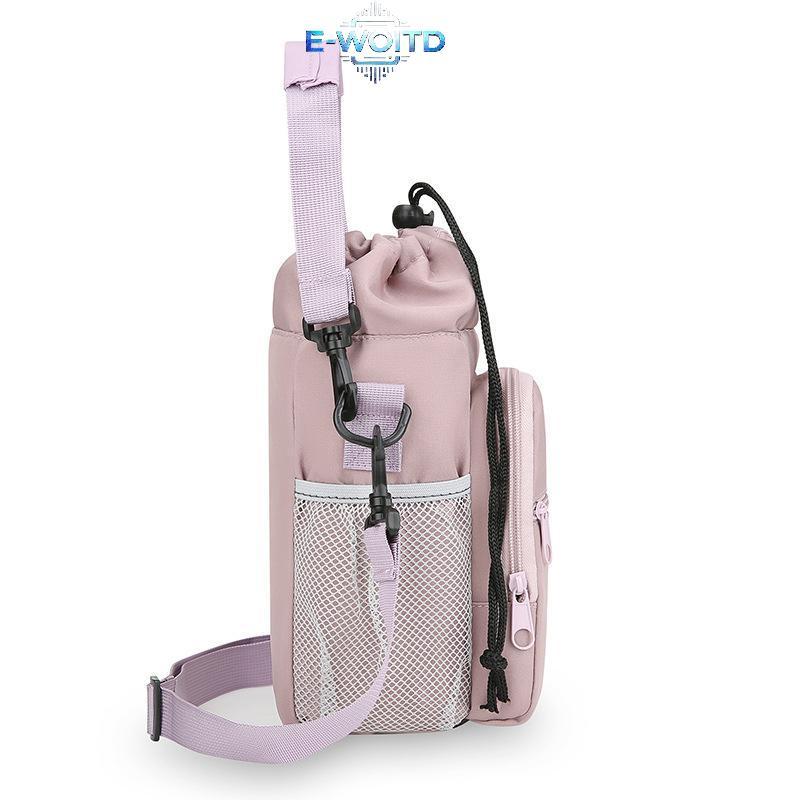 Túi đựng bình nước E-WOITD Dây đeo vai có thể điều chỉnh Lưu trữ điện thoại Di động để đi bộ đường dài Tập thể dục và sử dụng du lịch E-WOITD