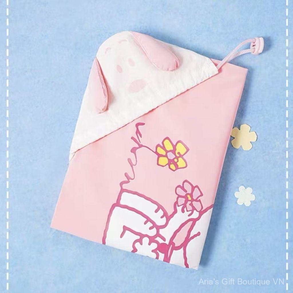 [Aria G-1] Túi Tote Snoopy Màu Hồng Nữ Dung Tích Lớn Hoạt Hình Dễ Thương Một Vai Sinh Viên Di Động ins Phong Cách Di Động