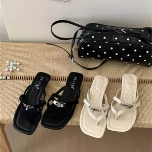 TT Flip-Flops Nữ Mùa Hè 2026 Phong Cách Mới La Mã Lưới Sandal Flat Flip-Flops Kỳ Nghỉ Dép Slipp