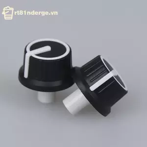 Ge 2 Chiếc 25 * 25.5MM Cao Su Nửa Trục Núm Điện Áp Bộ Mã Hóa Quay Công Tắc Âm Lượng n